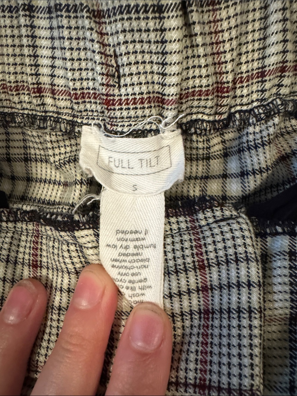Full Tilt Plaid Women’s Dress Pants - Picture 3 of 6